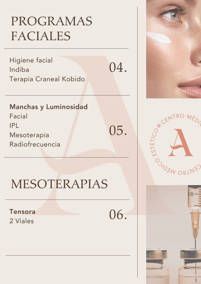 tratamientos faciales y mesoterapias