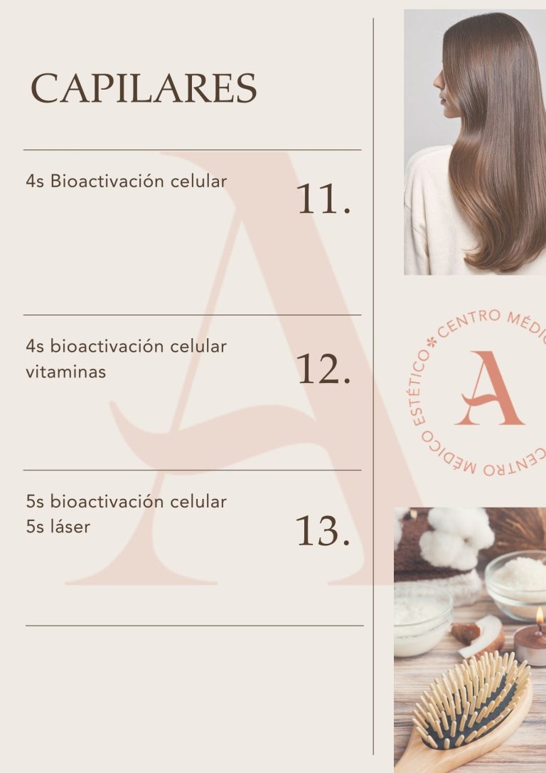 Listado de programas capilares de abril en Clínica Aroma