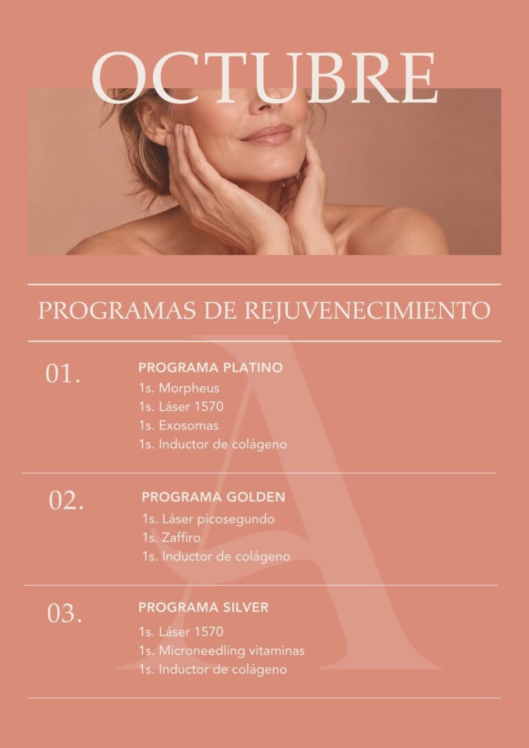 Lista de tratamientos de rejuvenecimiento de octubre